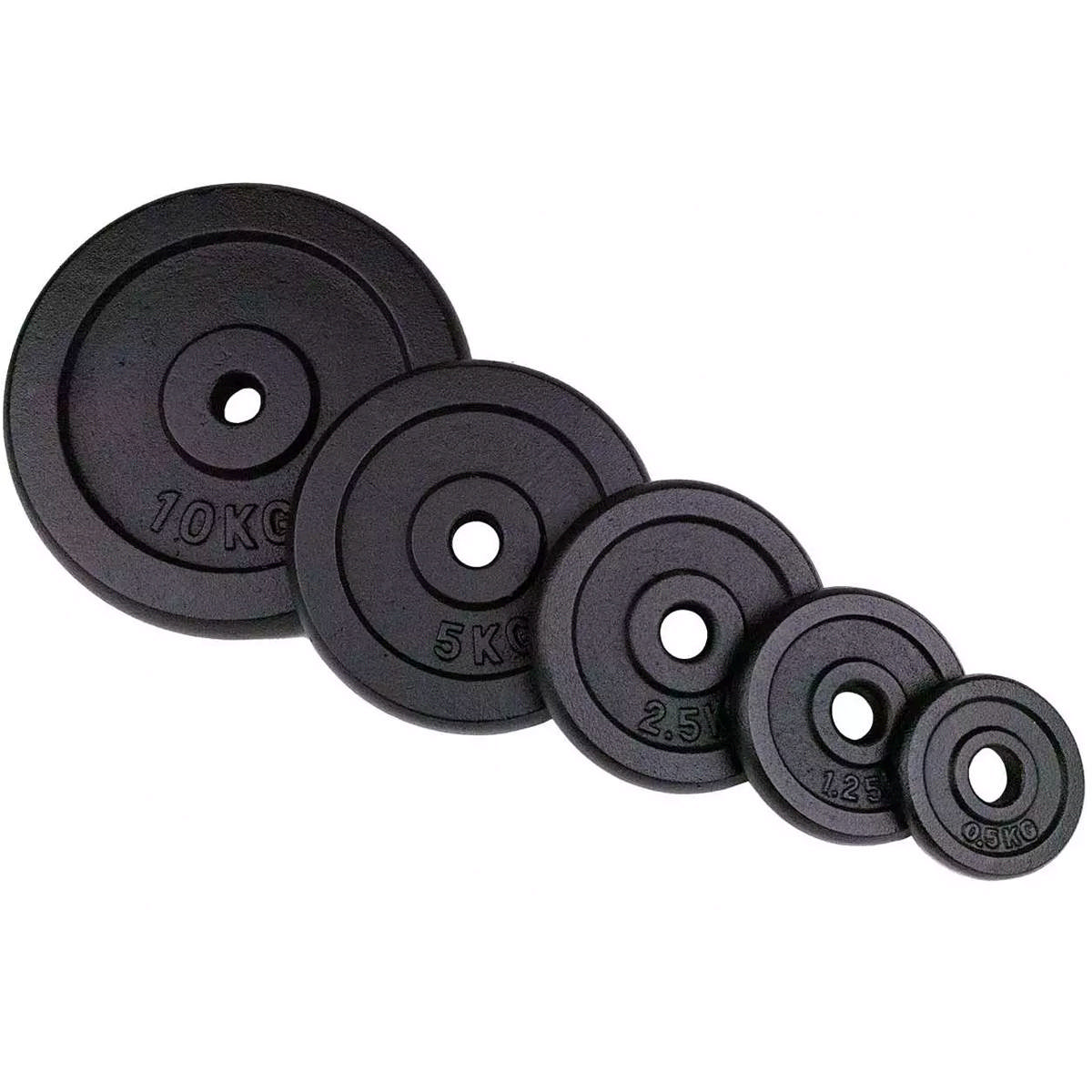 Viktskiva RECOIL skolstång järn, 0,5 kg