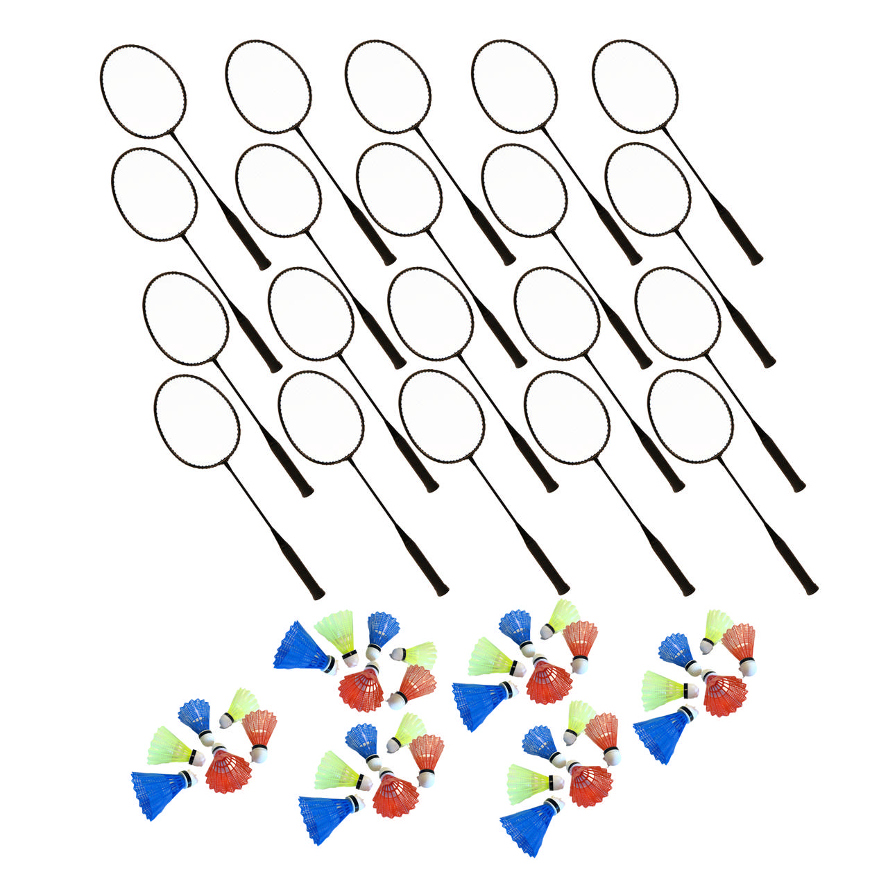 Badmintonset School, 20 rack och 36 bollar