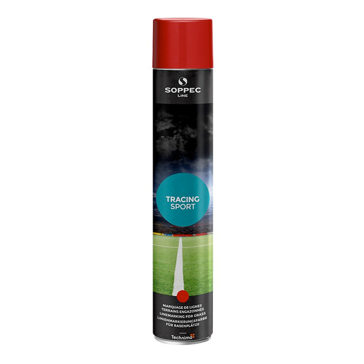 Sprayfärg TRACING Sport, 750 ml, röd