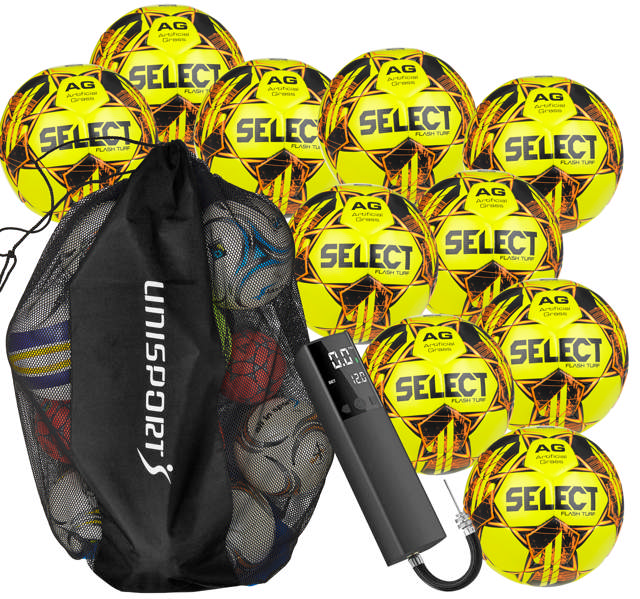 Fotballpakke SELECT Flash Turf - størrelse 5 - gul