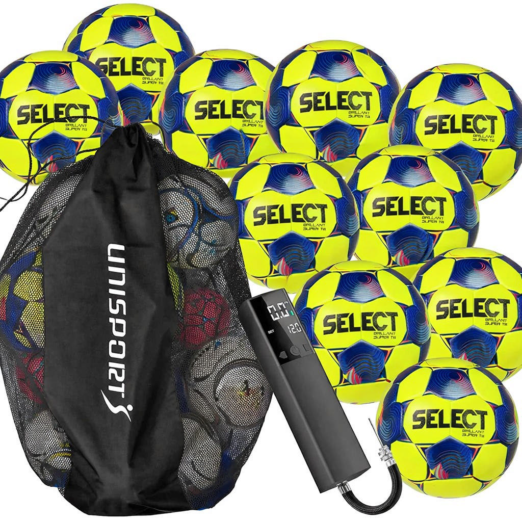 Fotballpakke SELECT Brilliant Super - størrelse 5 - gul