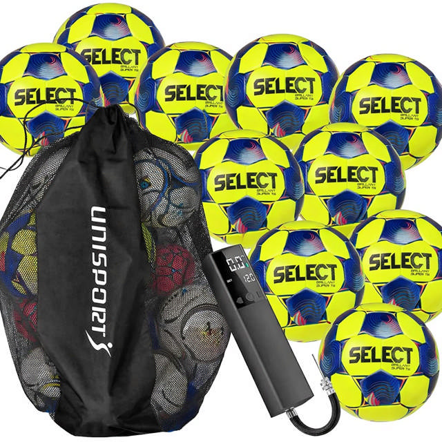 Fotballpakke SELECT Brilliant Super - størrelse 5 - gul