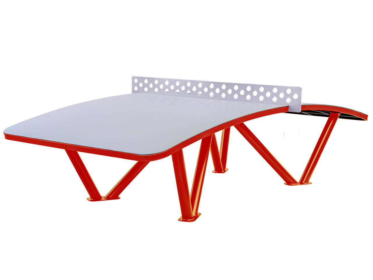 Multipelipöytä Archpingo Outdoor, Oranssi - RAL 2002