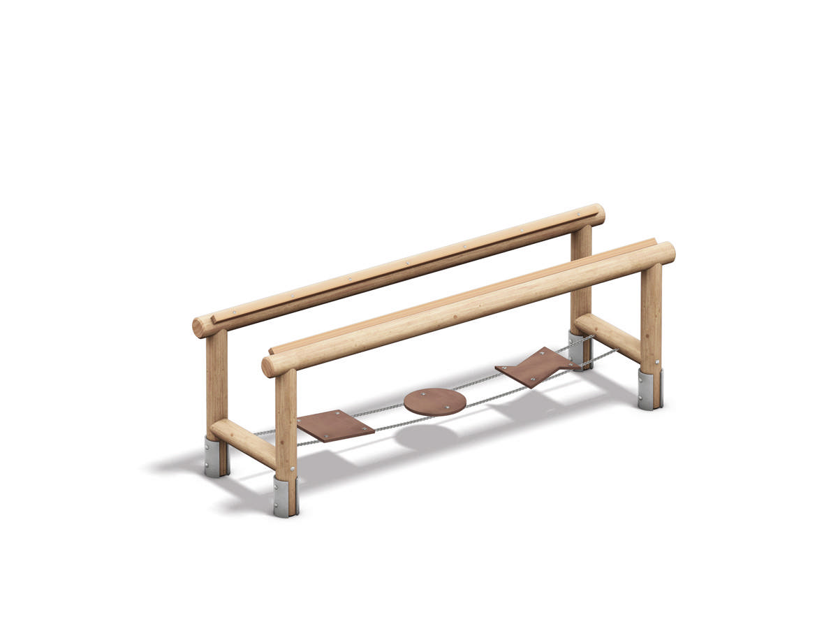 Uteaktivitet SAFARI-PARC Stepping Stone Bridge