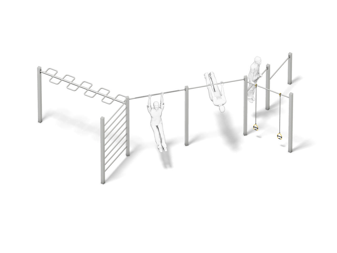 Uteaktivitet Calisthenics-ENTERPRISE Playparc