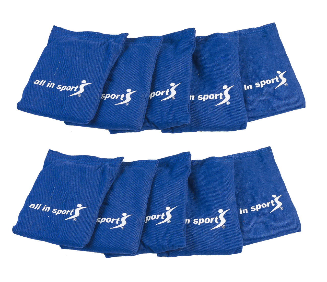 Ärtpåsar, 10-pack, blåa