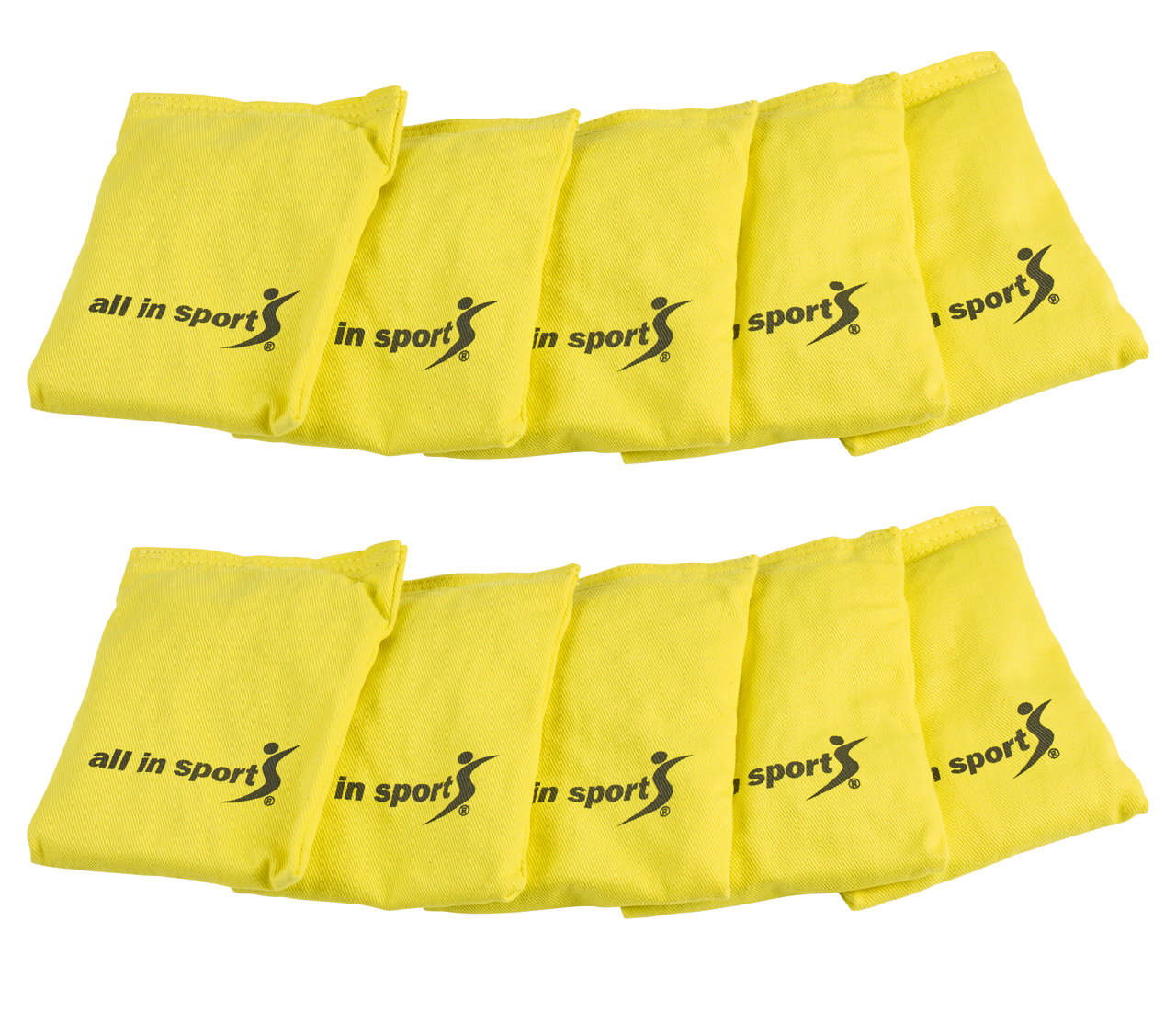 Ärtpåsar, 10-pack, gula