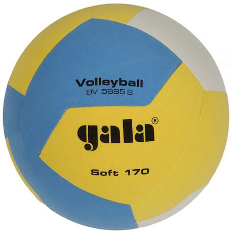 Volleyboll GALA Soft 170 BV5685SC, 6-p, vit/gul/blå