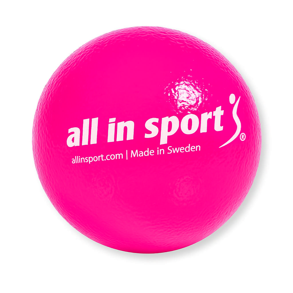 Skumplastboll COG 90 mm, neonrosa