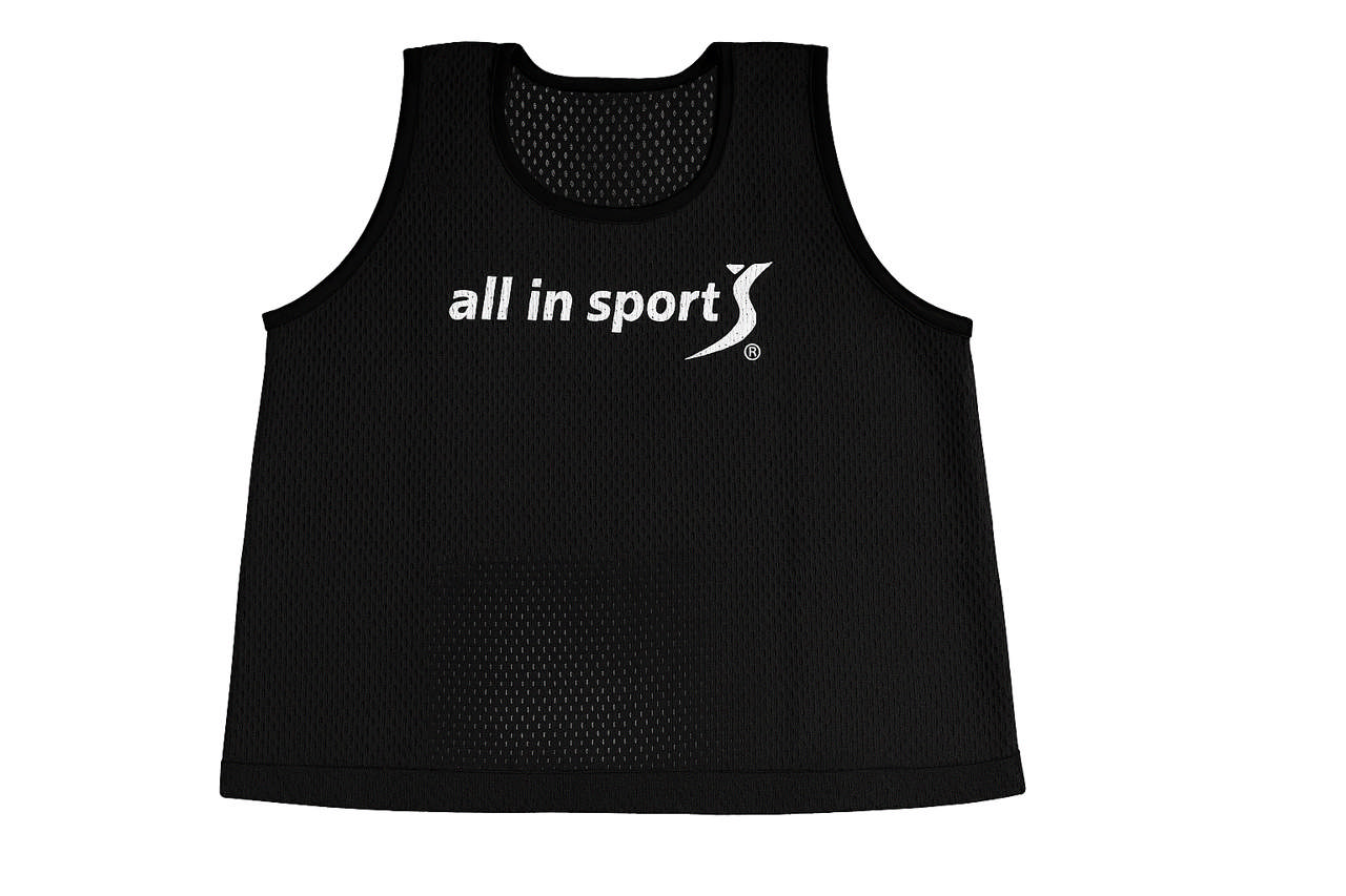 Lagväst ALL IN SPORT Basic Senior, svart 