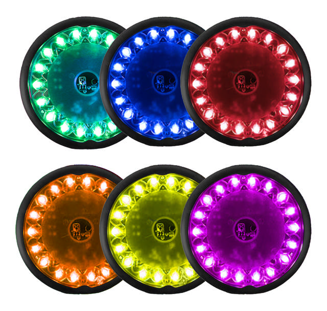 Reaktionsljus PUSH 2.0, 6-pack