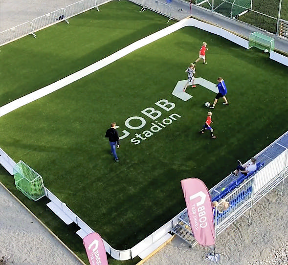 Fotbollssarg 3-mot-3 Basic, 15 x 10 m