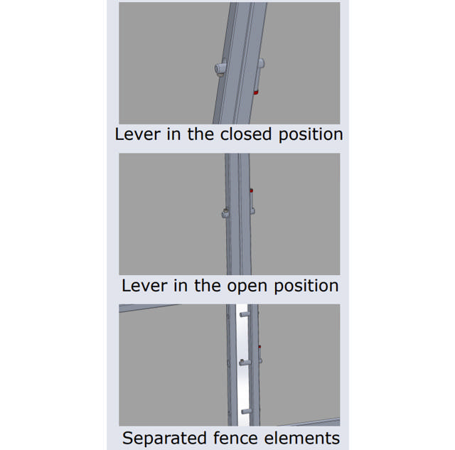 Fotbollssarg 3-mot-3 Basic, 15 x 10 m
