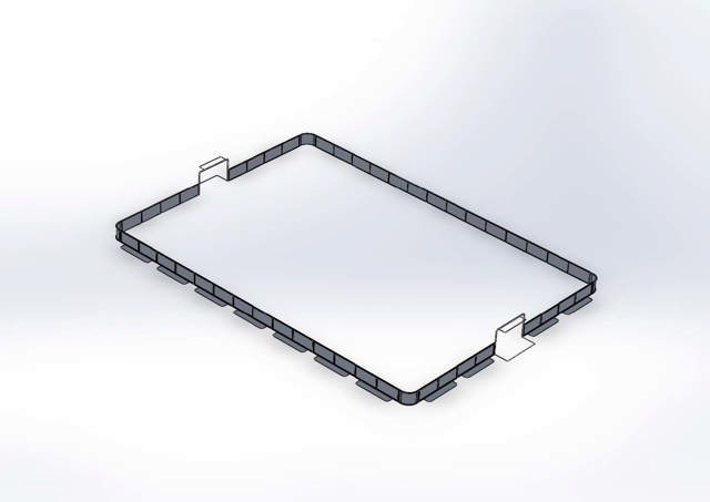 Fotbollssarg 3-mot-3 Basic, 15 x 10 m