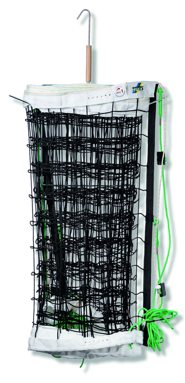 Verkkoripustin Huck tennis-/lentopalloverkolle