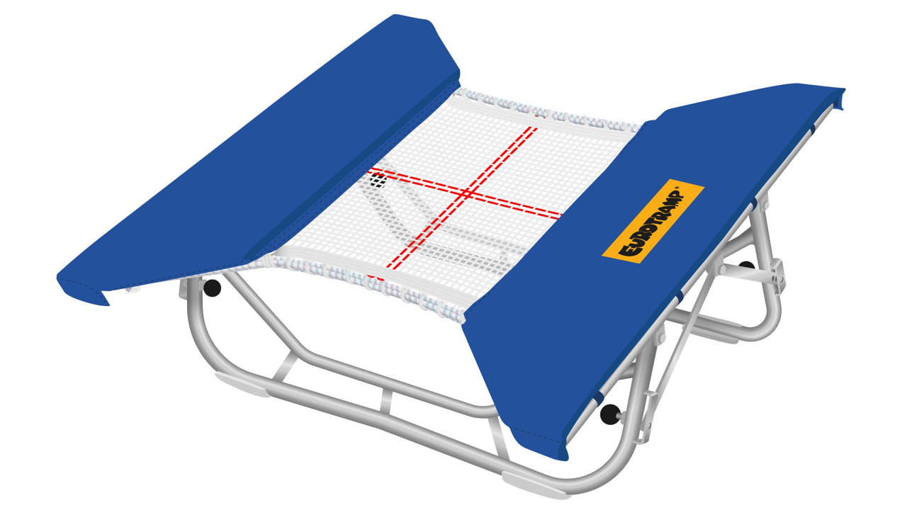Avoin minitrampoliini Eurotramp Open-End 