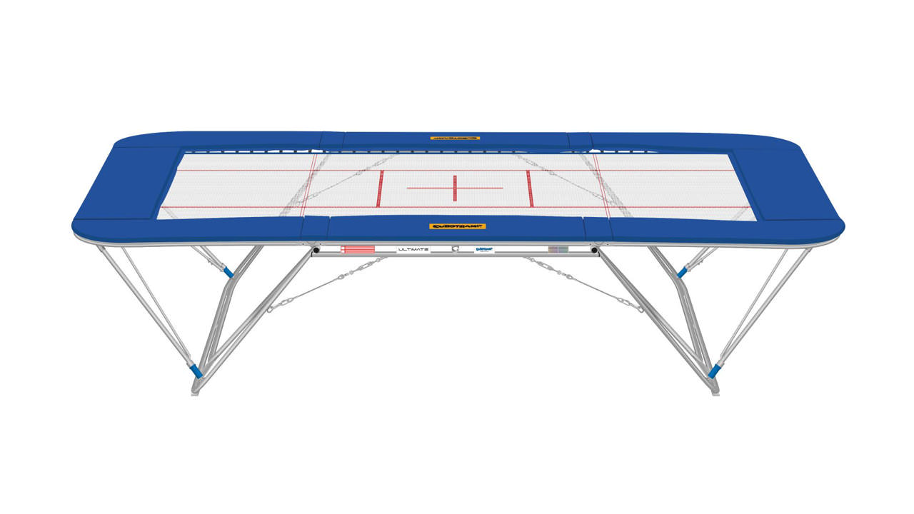 Trampoliini Eurotramp Ultimate 4x4, 50 mm taitettavat pehmusteet