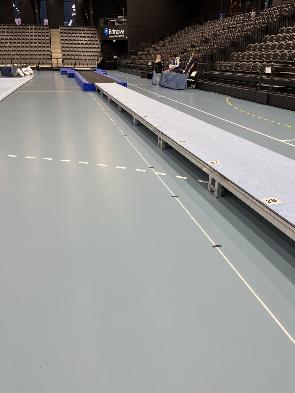 Vauhdinottomatto volttiradalle 16 x 1 m x 25 mm, vaaleansininen