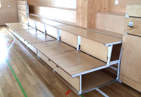 Sammenklappelig tribune Rantzows