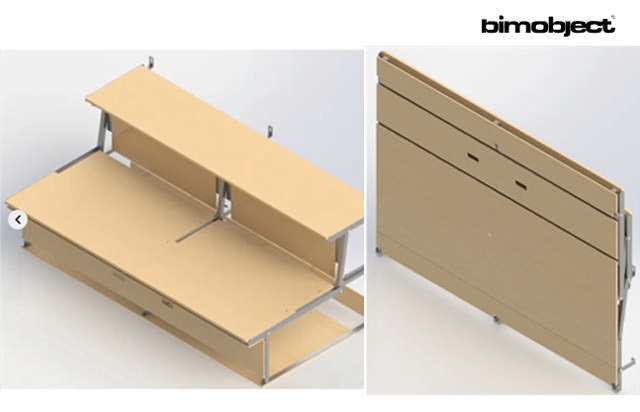 Sammenklappelig tribune Rantzows