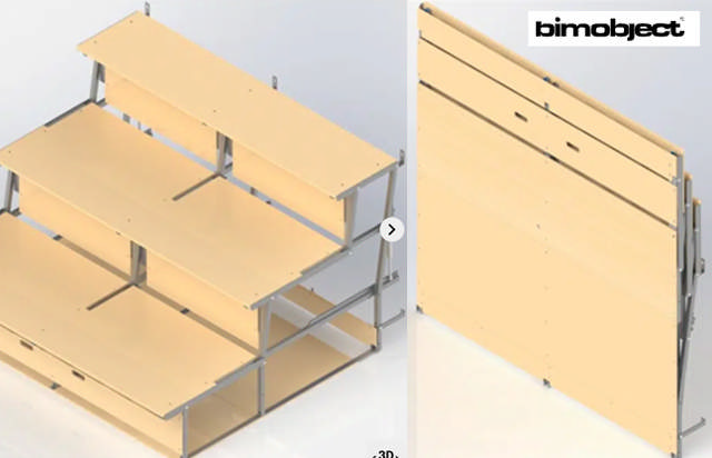Sammenklappelig tribune Rantzows