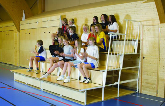 Sammenklappelig tribune Rantzows