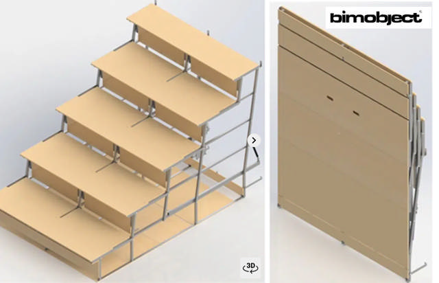 Tribune sammenfellbar 5 rader