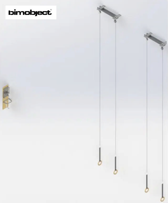 Ylösvedettävät voimistelurenkaat J201