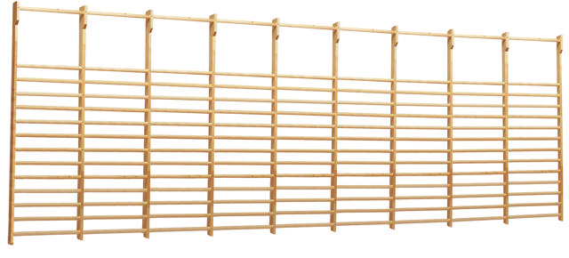 Ribbstol RANTZOWS Ryggen 2475 mm 9 fack, totalbredd 6805 mm