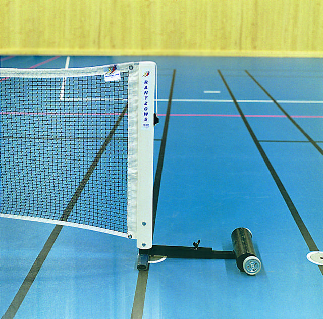 Minitennisstolper med motvekter