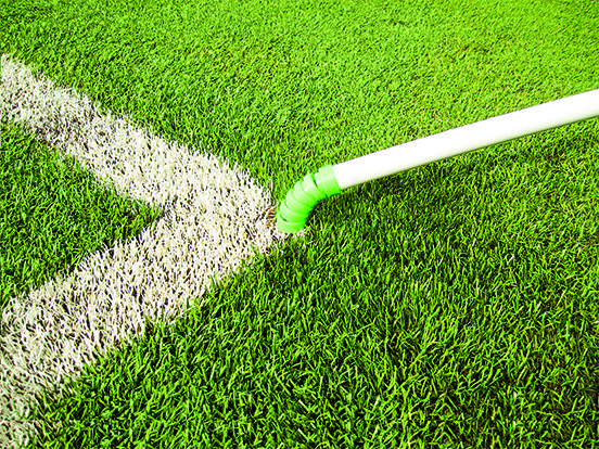 Hjørneflaggstolpe hvit ø=30 mm