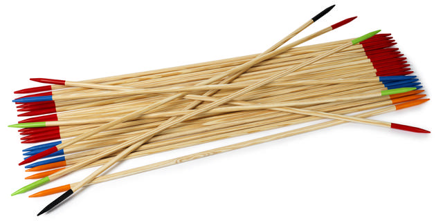 Jättitikkupeli, 25 puukeppiä, pituus 100 cm