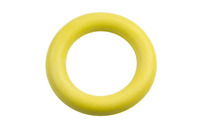 Gummiring, gul