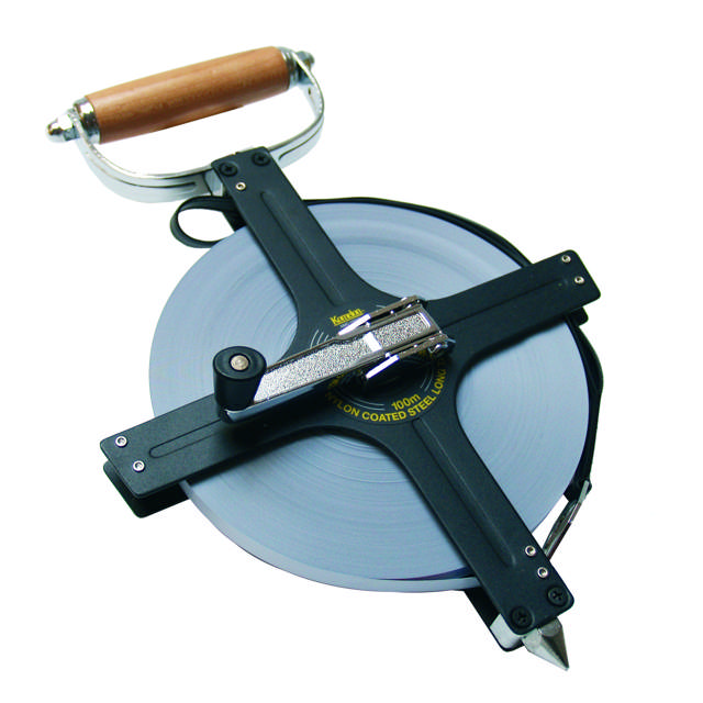 Måttband stål, 100 m