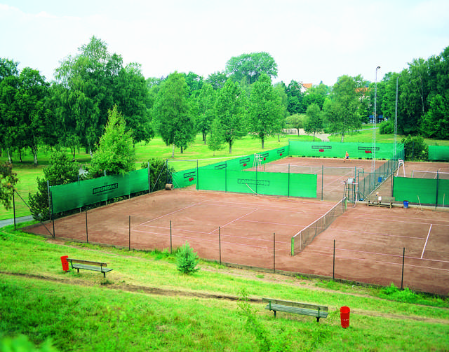 Tennisblænde HUCK, specialstr., pr. kvm.