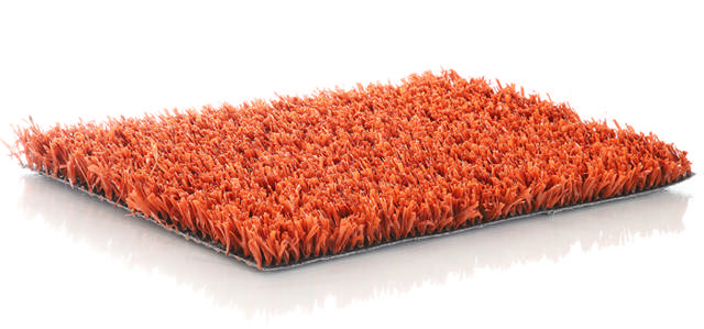 Konstgräs Active - 2x25m, terrakotta röd