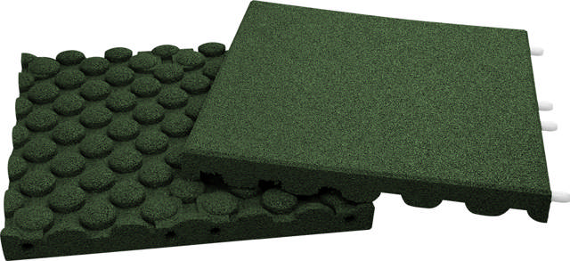 Euroflex 500x500x30 mm Green