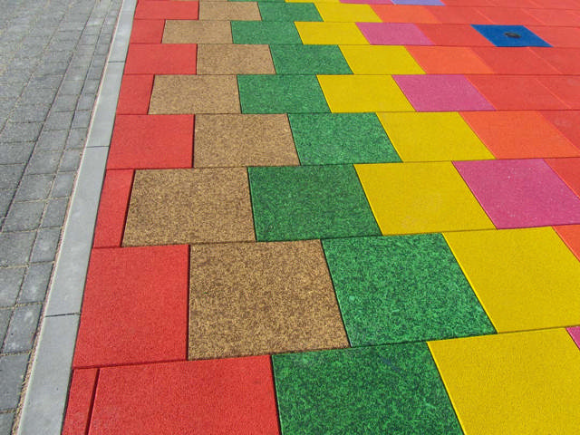 Euroflex 500x500x30 mm Green