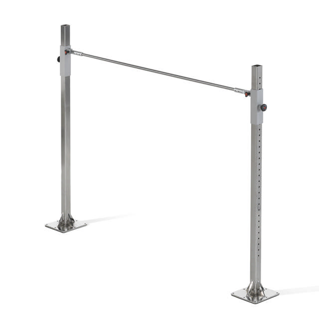 Methodical High Bar, SPIETH, 450-2000 mm, inkl skruvar för att fixera i golvet