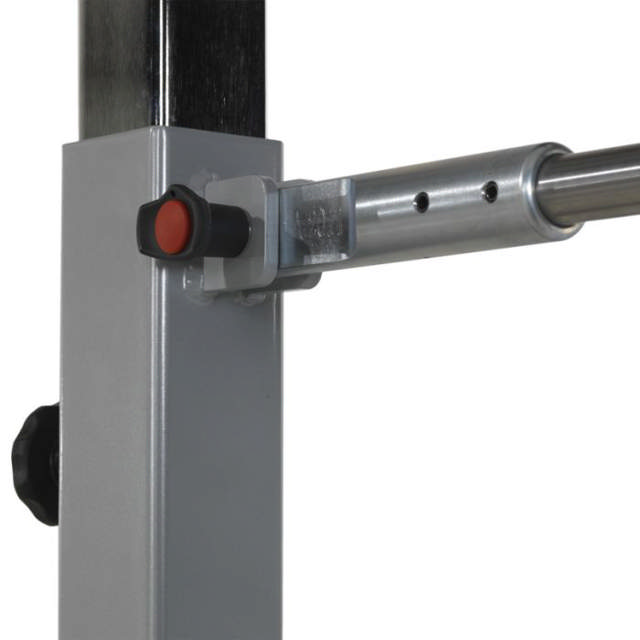 Methodical High Bar, SPIETH, 450-2000 mm, inkl skruvar för att fixera i golvet