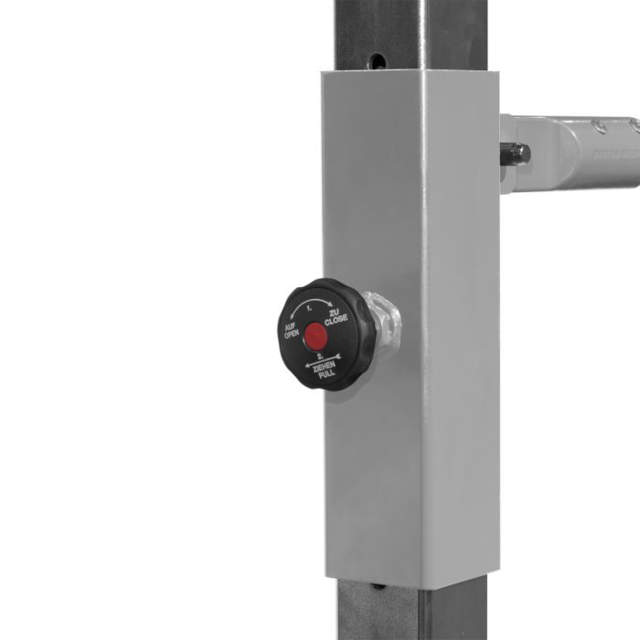 Methodical High Bar, SPIETH, 450-2000 mm, inkl skruvar för att fixera i golvet