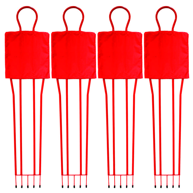 Frisparkmur av stål 4-Pk