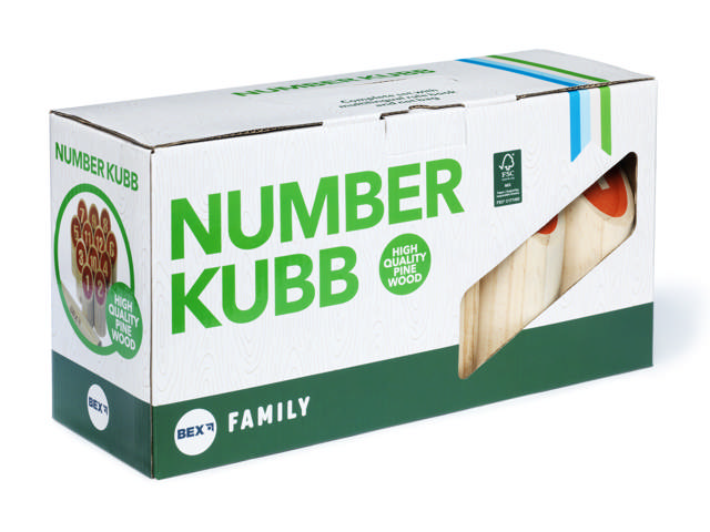 Mölkky, numeroitu