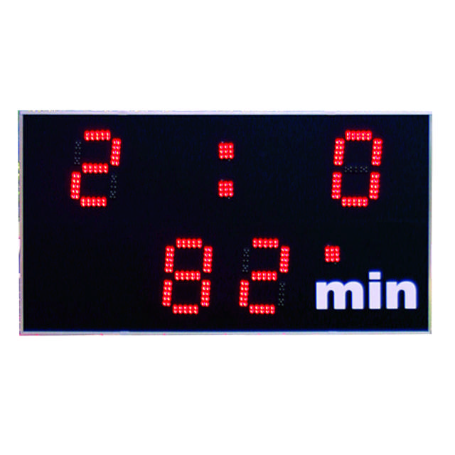 Digital resultattavle Standard  BxH 1850x1000 mm