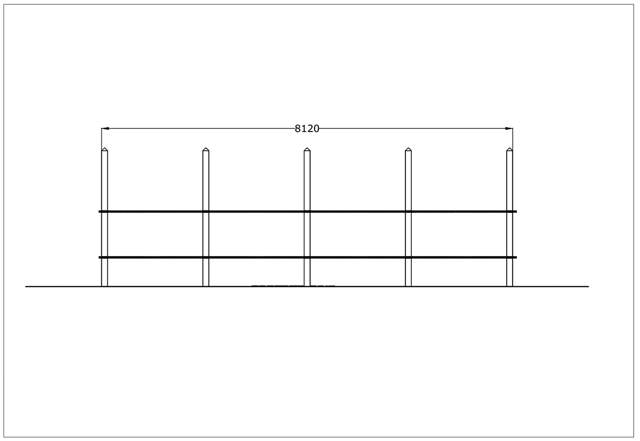 Repgång 5 stolpar, lek/motorik
