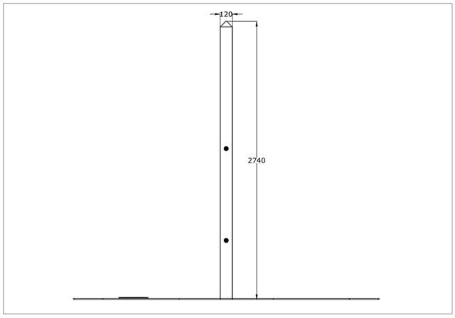 Repgång 5 stolpar, lek/motorik