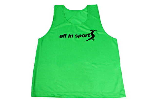 Lagväst All IN SPORT Pro Junior, neongrön