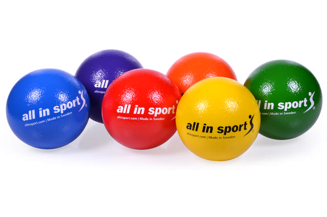 Skumplastboll COG 210 mm 6-p, blandade färger