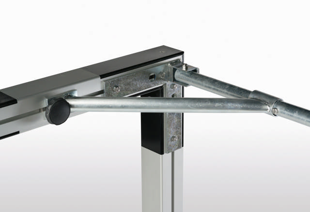 Käsipallomaali Haspo, alumiinia, kokoontaittuva