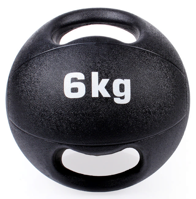 Medicinboll med handtag 6 kg